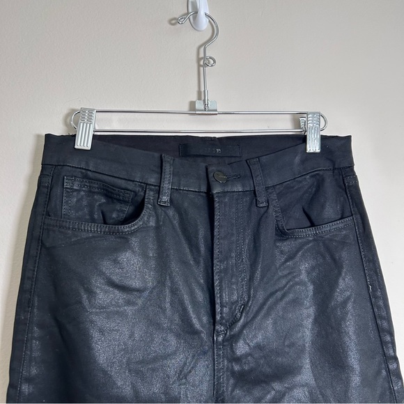 Joe's Jeans | The Charlie High Rise Skinny Ankle, Coated | Black | Size 28 - Picture 12 of 12